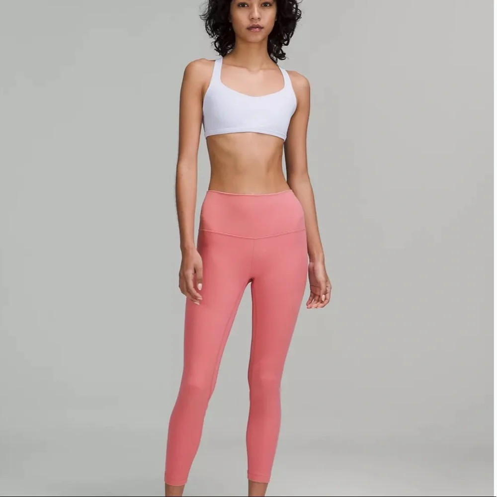 Brand NEW Lululemon high rise align pant 28” Pink Blossom NWT- Final price! - Picture 4 of 8